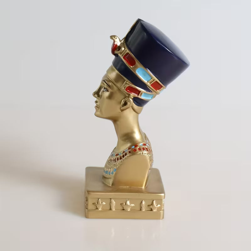 Ägyptische Figur Königin Nefertiti, Einzigartiges Geschenk, Reisesouvenir, Luxuriöse