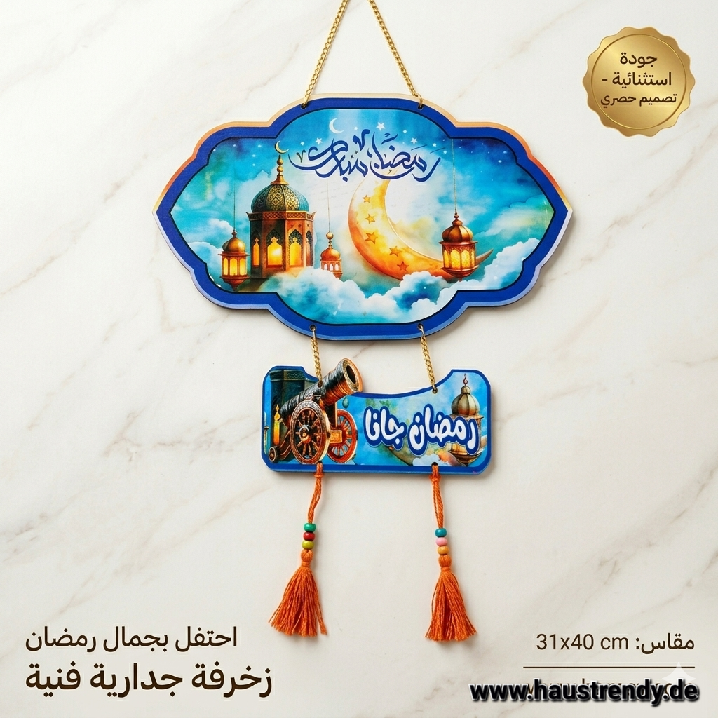Home Deko Ramadan, Wandhänger, Türhänger Wanddeko Hängedeko