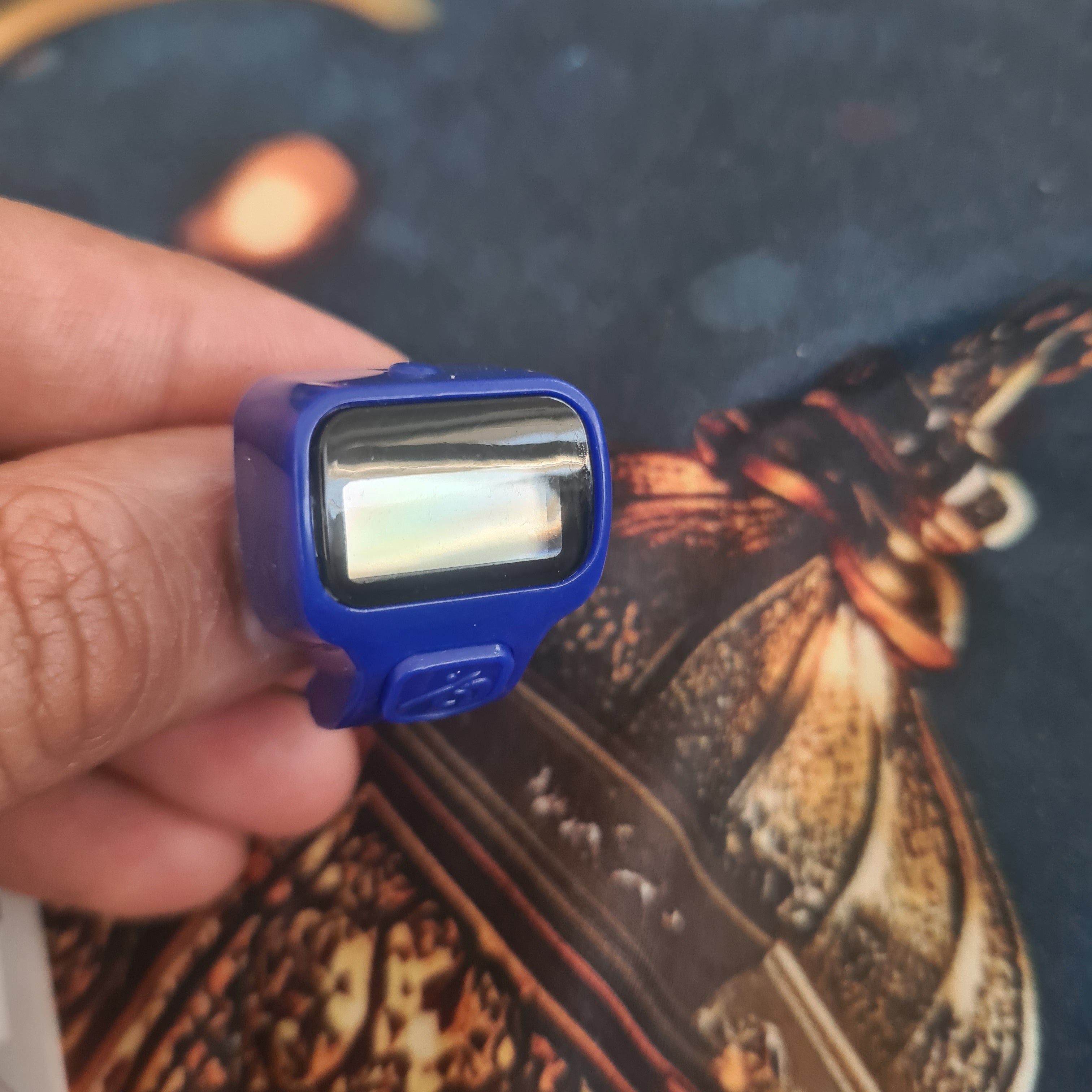 3 Stücke Digitaler Fingerringzähler mit LED Quick Fit, Klicker, Tasbih, Sport, Zikr gemischt Farben
