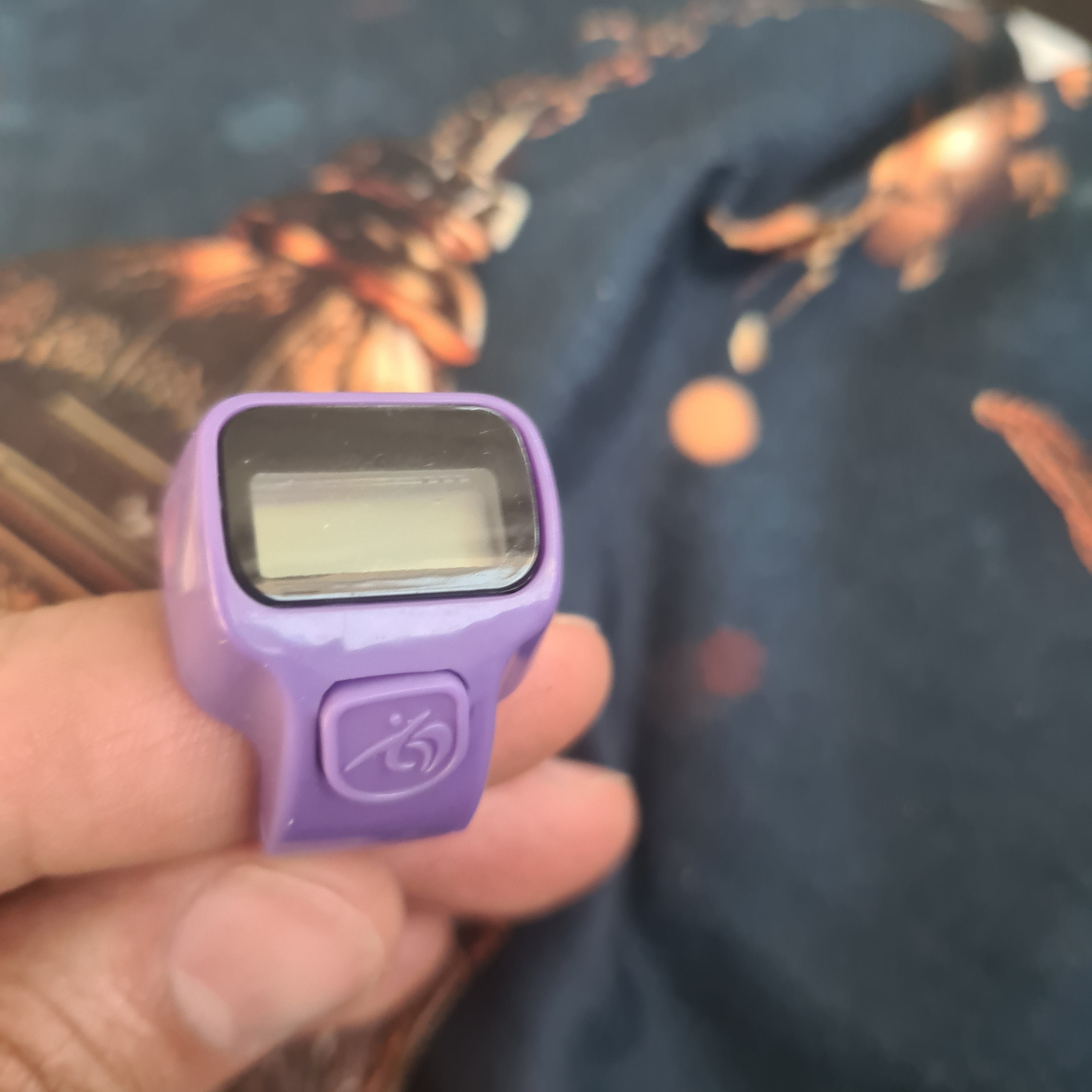 3 Stücke Digitaler Fingerringzähler mit LED Quick Fit, Klicker, Tasbih, Sport, Zikr gemischt Farben