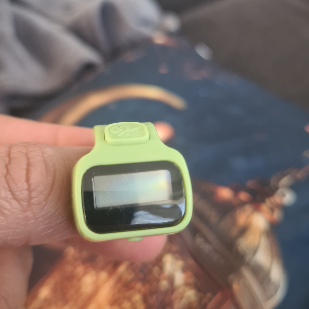 3 Stücke Digitaler Fingerringzähler mit LED Quick Fit, Klicker, Tasbih, Sport, Zikr gemischt Farben