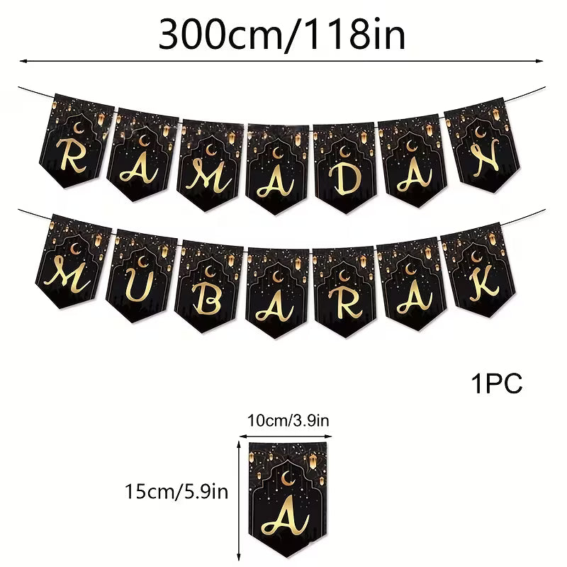 Ramadan Mubarak Banner 3 Meter