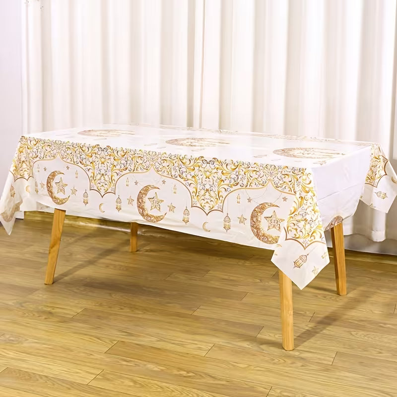 Ramadan Plastiktischdecke, Tischdeko