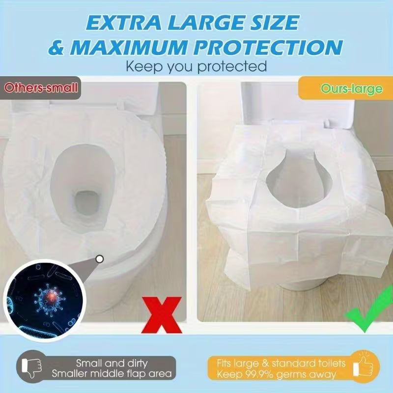 10 Stücke Toilettenbezüge für Hajj, Reise, öffentliche Toiletten, Krankenhäuser und Hotel