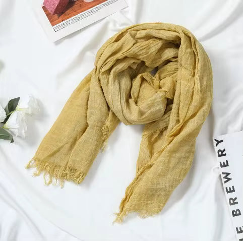 Coming soon Modal Crinkle Hijab Schal Kopftuch„Thailandi“ – Langer, weicher Damen-Schal 180 × 70 cm