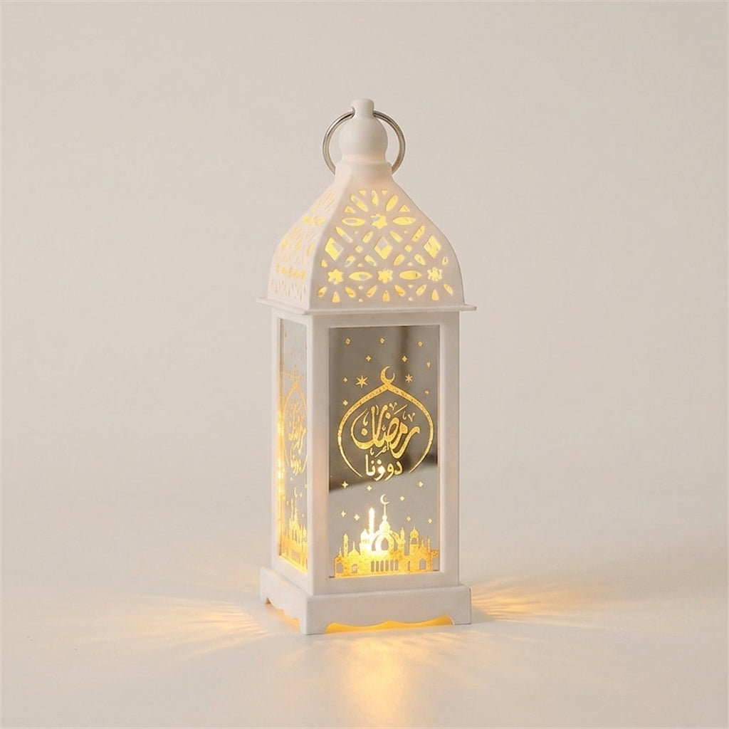 Coming soon Ramadan Laterne LED EID Mubarak – Dekorative Mond & Stern Laterne – 23 cm
