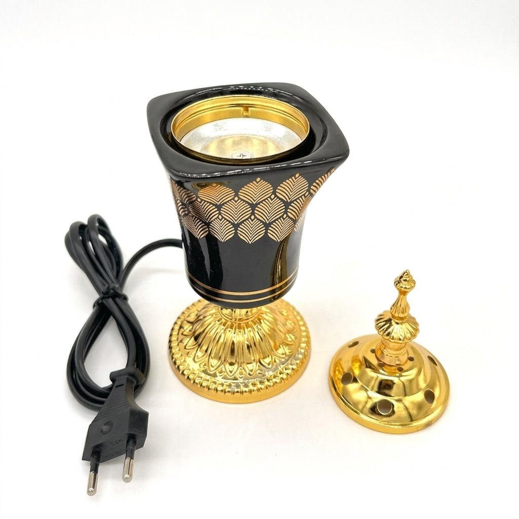 Coming soon Elektrisches Räuchergefäß für Weihrauch & Bakhoor – Luxus Orientalische Räucherschale
