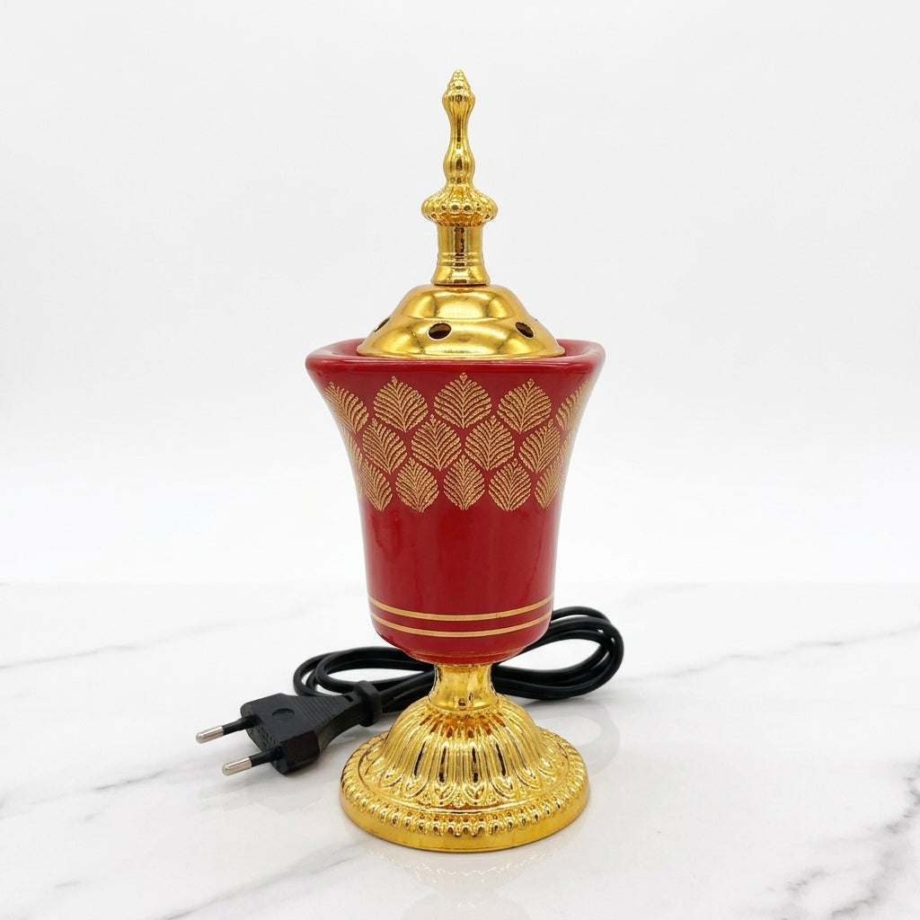 Coming soon Elektrisches Räuchergefäß für Weihrauch & Bakhoor – Luxus Orientalische Räucherschale