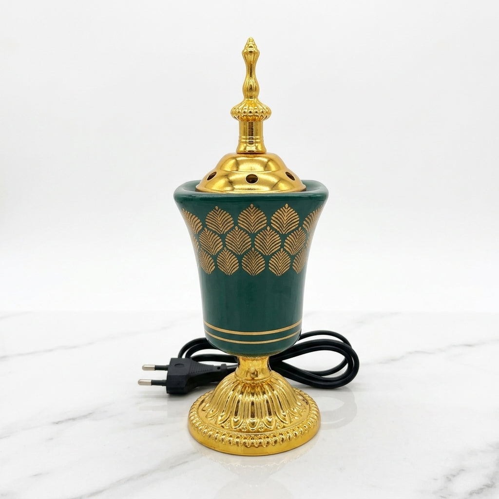 Coming soon Elektrisches Räuchergefäß für Weihrauch & Bakhoor – Luxus Orientalische Räucherschale