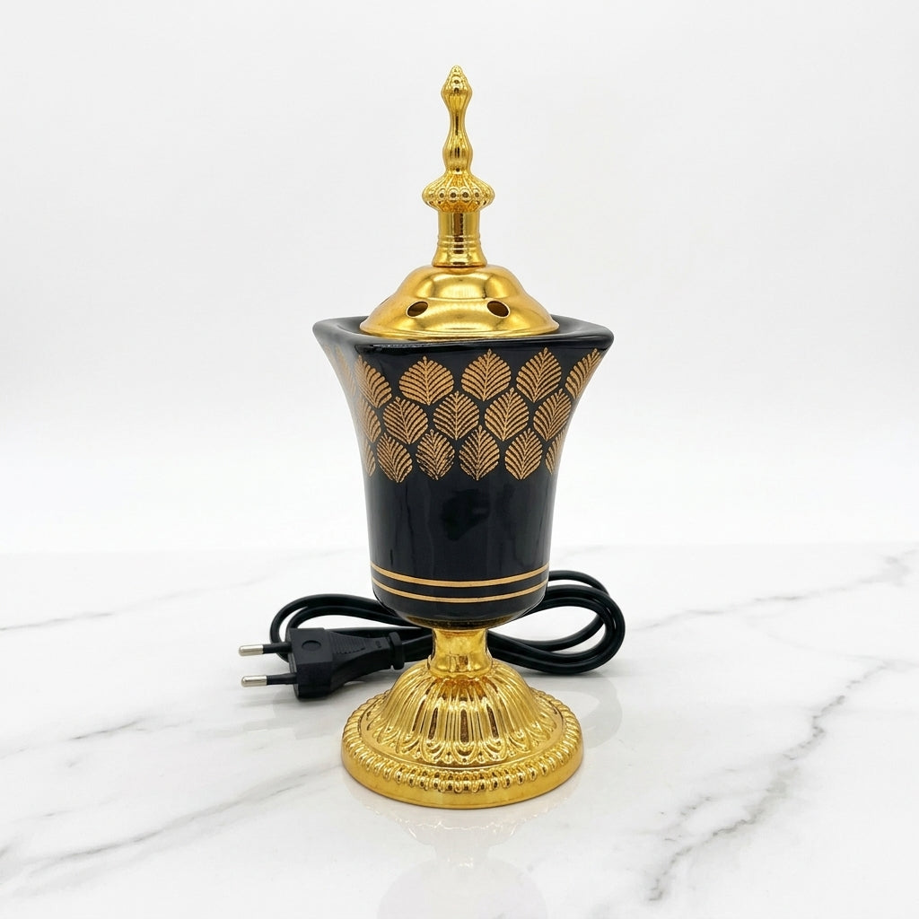 Coming soon Elektrisches Räuchergefäß für Weihrauch & Bakhoor – Luxus Orientalische Räucherschale