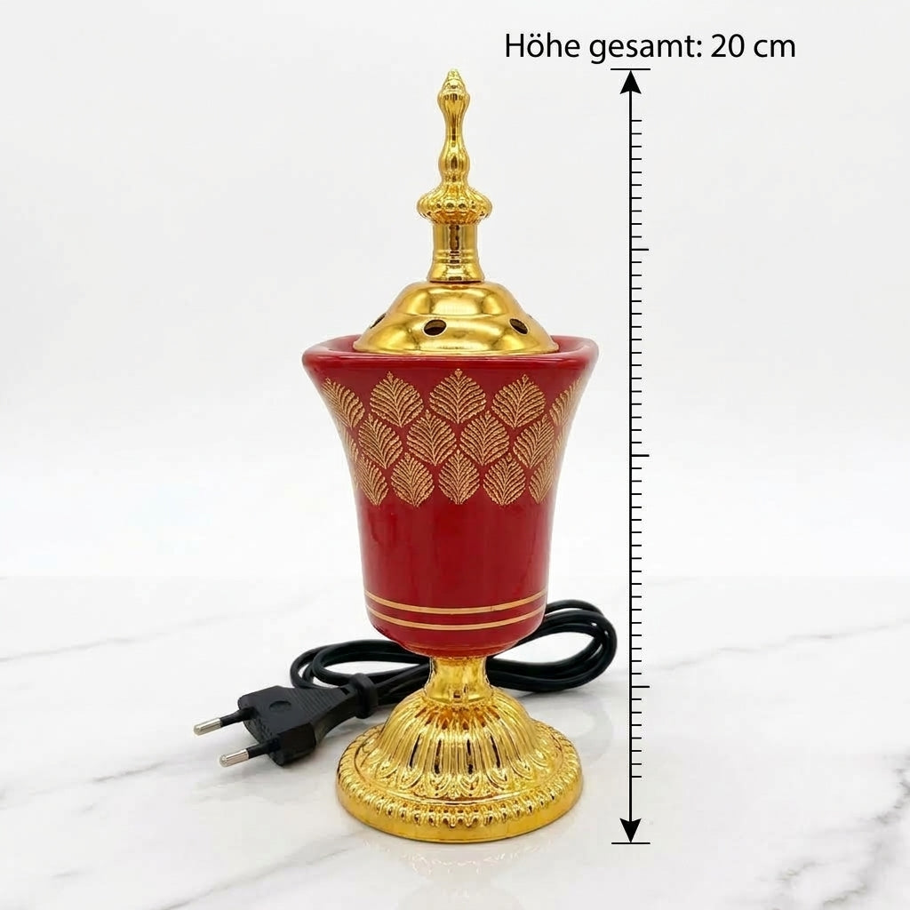 Coming soon Elektrisches Räuchergefäß für Weihrauch & Bakhoor – Luxus Orientalische Räucherschale