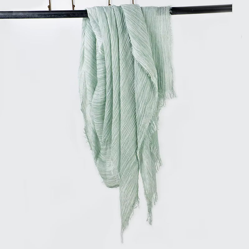 Coming soon Modal Crinkle Hijab Schal Kopftuch„Thailandi“ – Langer, weicher Damen-Schal 180 × 70 cm