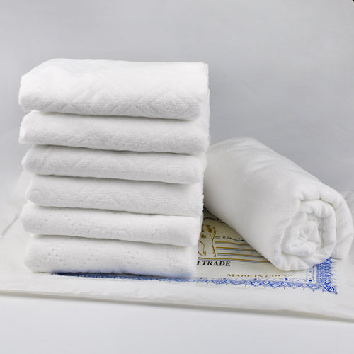 1000 gram 100% Baumwolle Ihram Set 2 Stück Top Hochwertiges Geprägtes Ehram Hadsch Handtuch Mikrofaser Muslim Ehram Hadsch Handtuch Umrah Bedrucktes Baumwollhandtuch