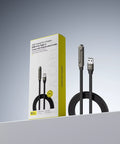 كابل شحن سريع 2 في 1 بقوة 240 واط USB-A إلى C + حامل بطول 1.5 متر، كابل شحن PD لهواتف آيفون وسامسونج وهواوي (تايب سي)
