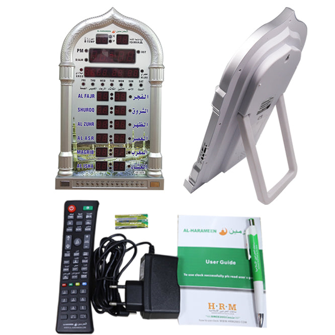 Azan-Uhr & Speaker, LED-Muslimische Gebetsuhr, Athan-Wanduhr, Digitale Adhan-Uhr  onlinestar2026 (118) Gewerblich