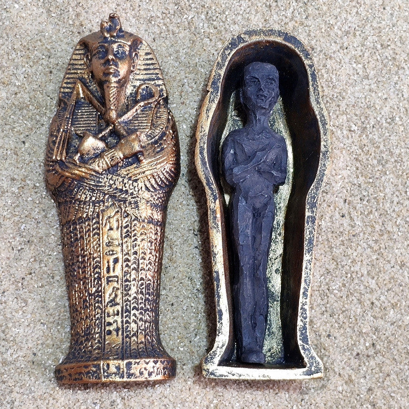 Altes Ägypten Mumie Pharao Sarkophag Figur Kleopatra für Dekorationen