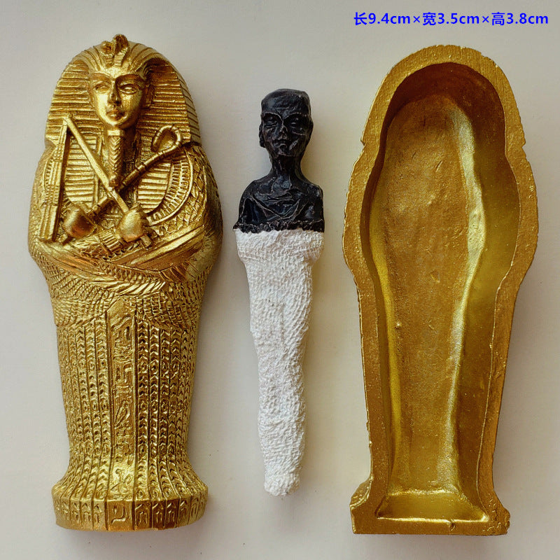 Altes Ägypten Mumie Pharao Sarkophag Figur Kleopatra für Dekorationen