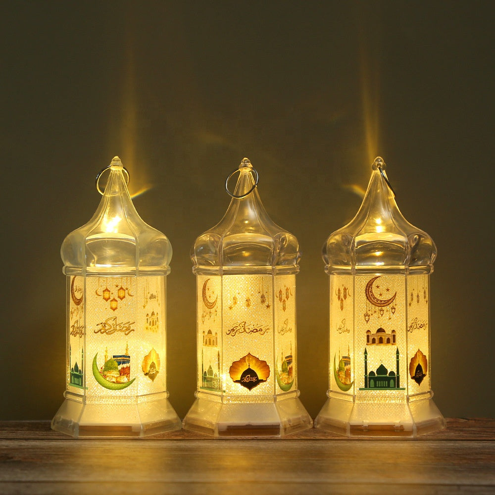 Coming soon Orientalische Ramadan Laterne mit LED-Kerze – Islamische Dekolaterne für Eid Mubarak, Ramadan