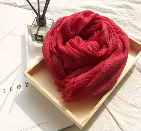 Coming soon Modal Crinkle Hijab Schal Kopftuch„Thailandi“ – Langer, weicher Damen-Schal 180 × 70 cm