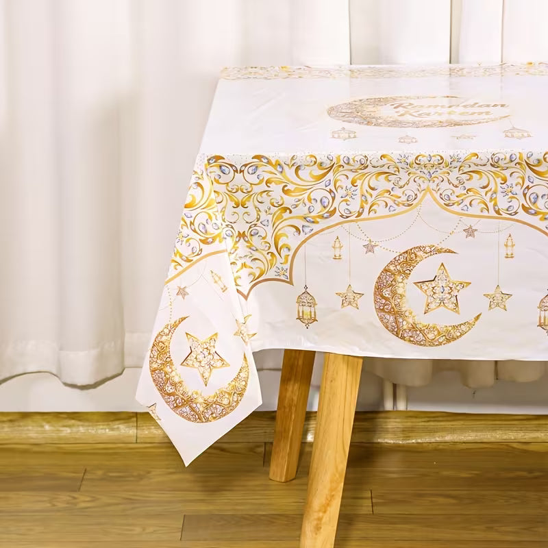 Ramadan Plastiktischdecke, Tischdeko